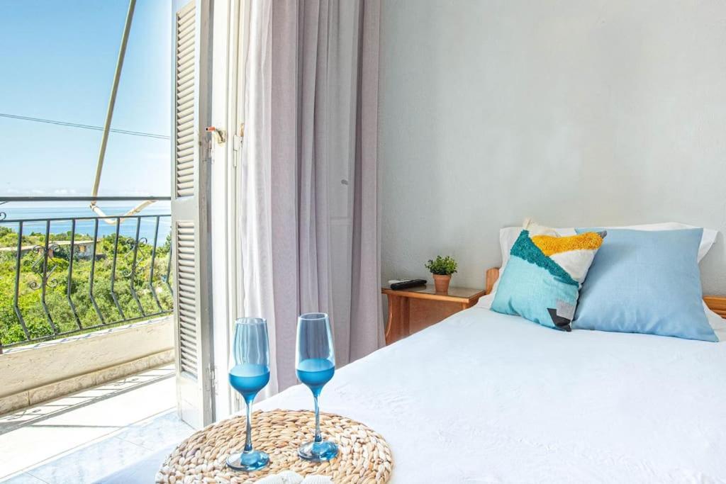 Blue Maraci 2 - Sea View, Kitchen, Beach Access Apartment Himare Exterior foto